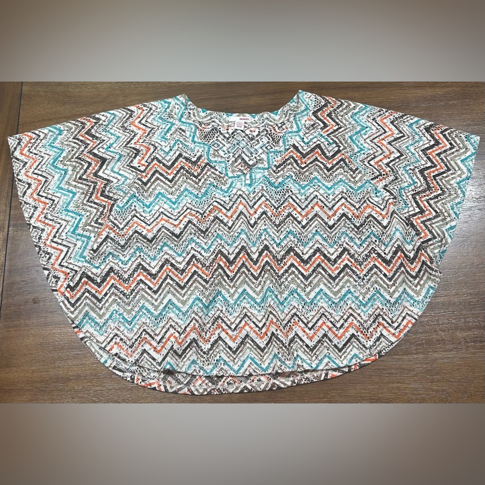 Bongo Women’s Size M Y2K Retro Kimono Pullover